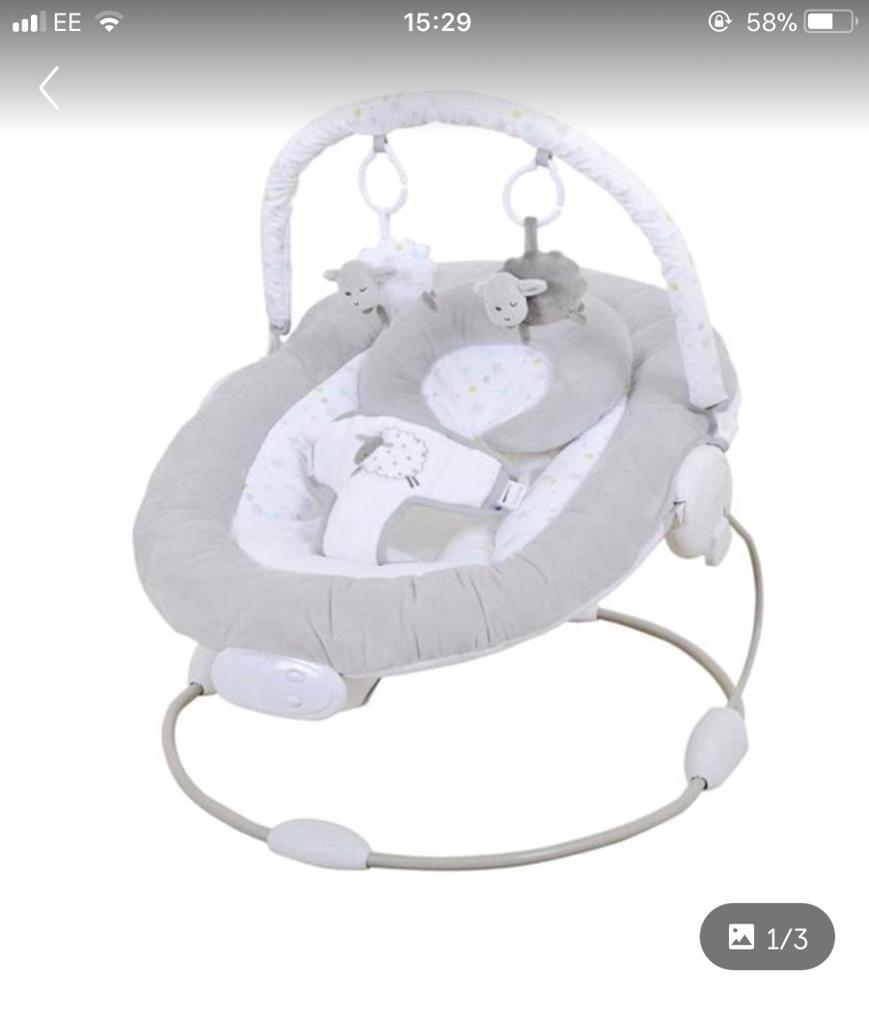 silver cloud baby bouncer
